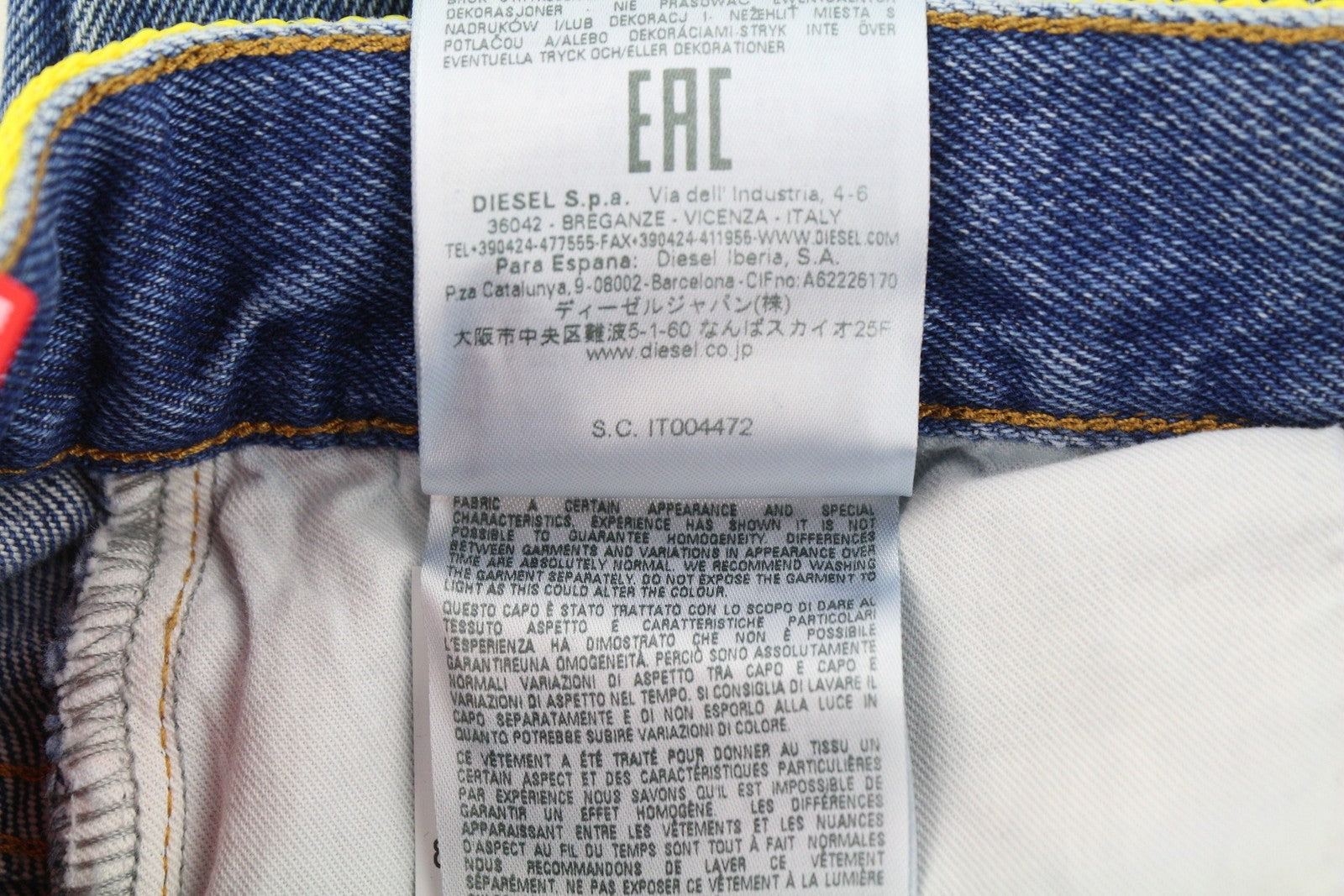 DIESEL 1994 0EIAZ Womens Jeans W26/L32 Slim  Straight Leg High Waist RRP140