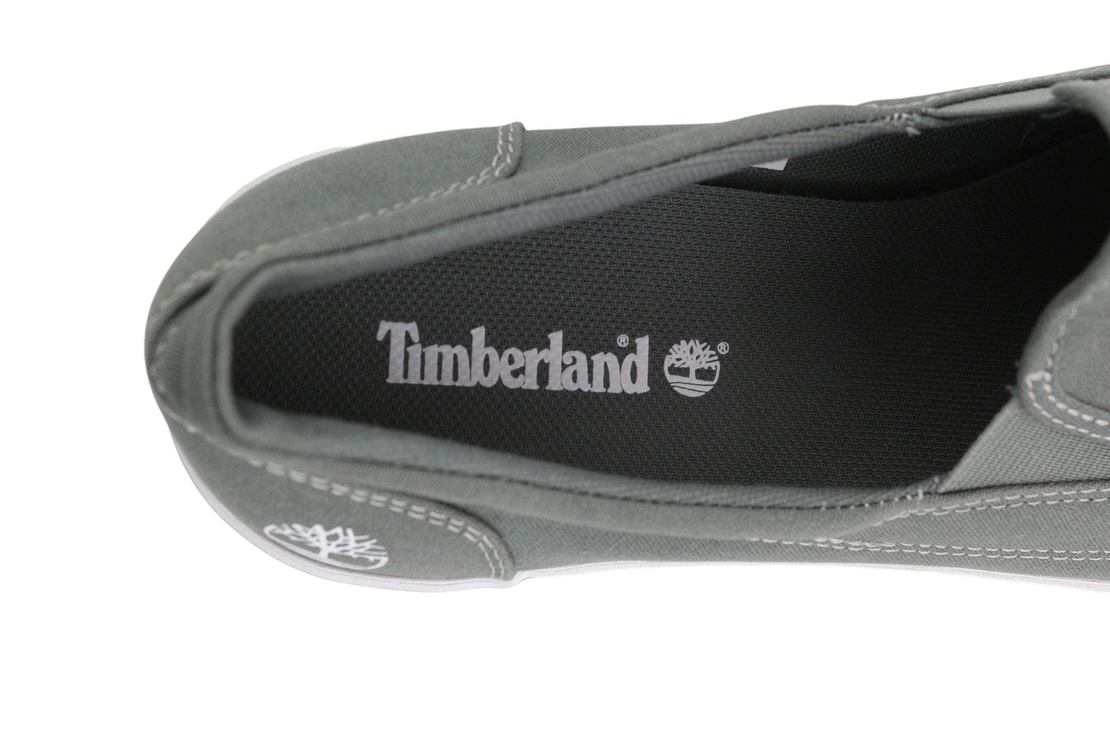 TIMBERLAND A1UY5 Men Shoes EU43/43.5 Grey Slip On Low Top Almond Toe Casual