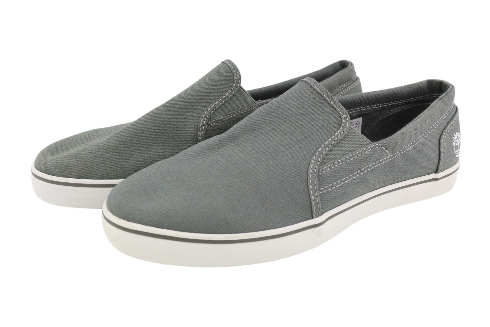 TIMBERLAND A1UY5 Men Shoes EU43/43.5 Grey Slip On Low Top Almond Toe Casual