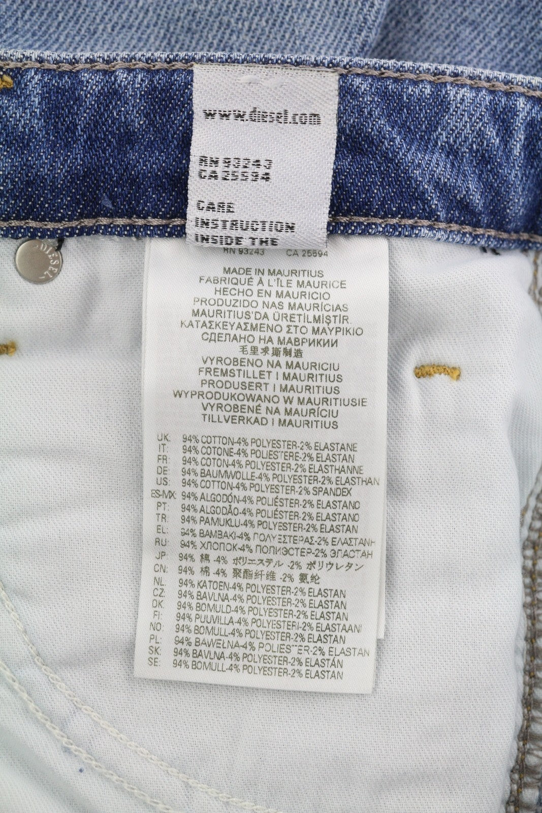 DIESEL Babhila 084PR Womens Jeans W28/L32 Slim Regular Waist Stretch RRP€150