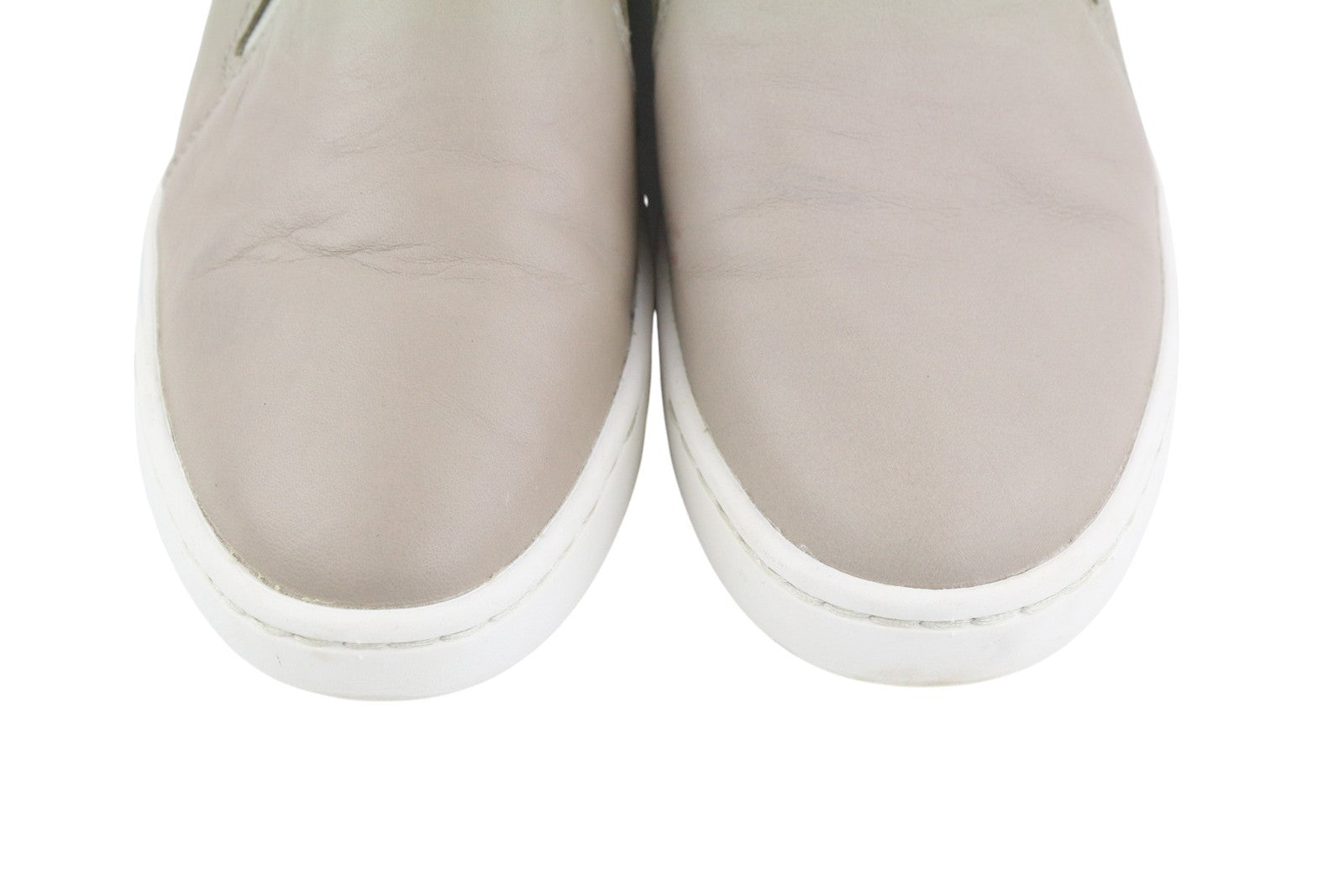 TIMBERLAND A2B4X Women Shoes EU37/37.5 Beige Leather Slip On Low Top Casual