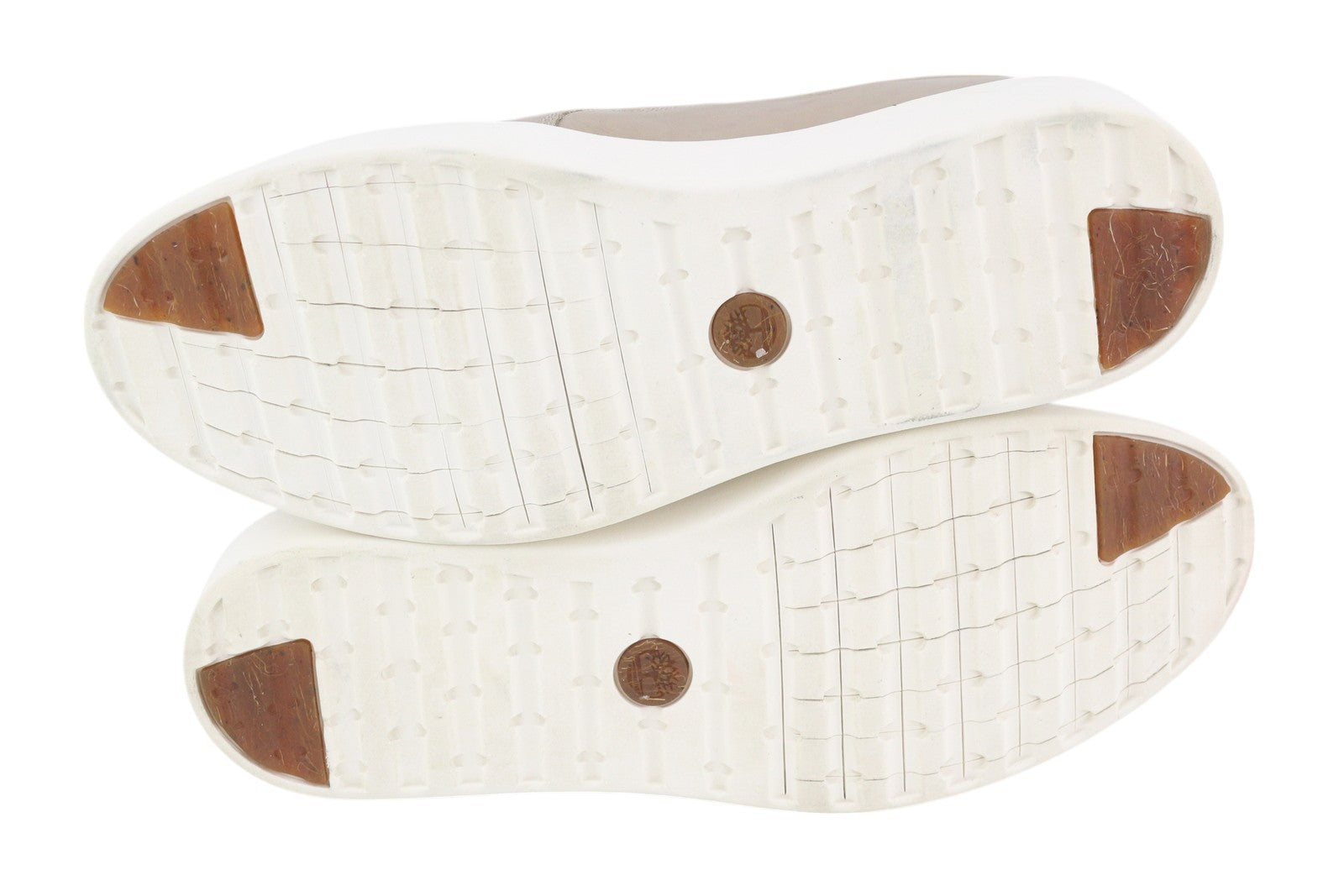 TIMBERLAND A2B4X Women Shoes EU37/37.5 Beige Leather Slip On Low Top Casual