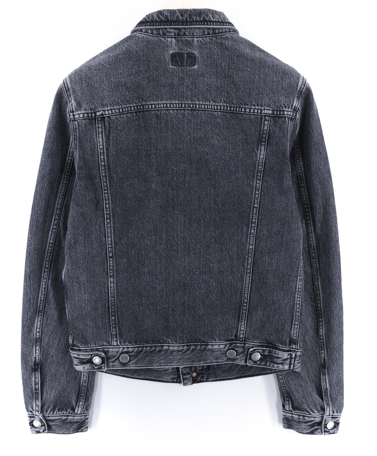 Nudie Jeans Billy Grey Stardust  Mens Jacket S PL Neck Unlined Pockets