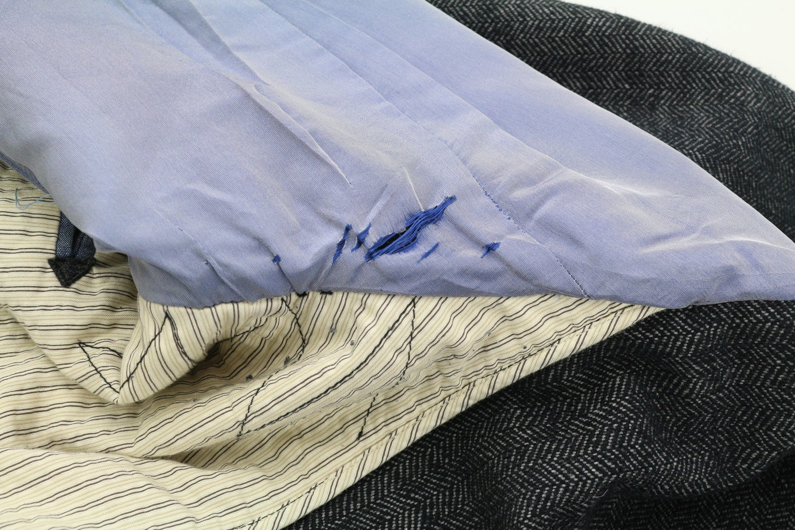 JACOB COHEN J521 Mens Blazer 52 Dark Grey Cotton Wool  Patterned Unlined