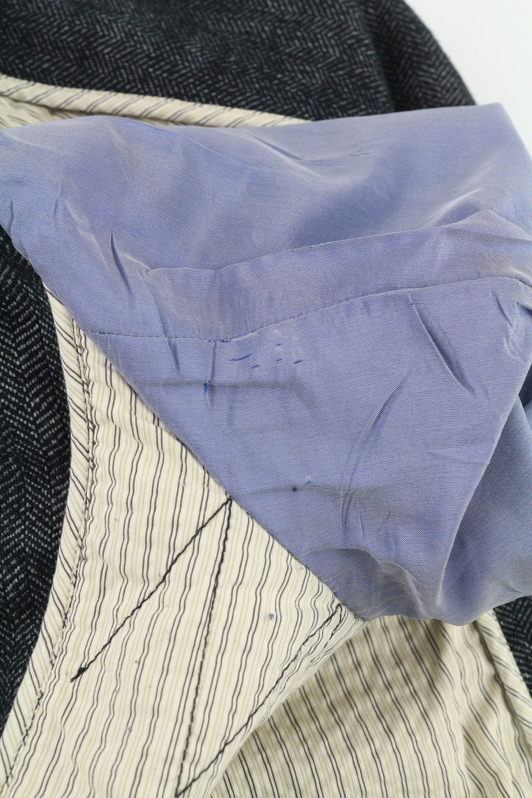 JACOB COHEN J521 Mens Blazer 52 Dark Grey Cotton Wool  Patterned Unlined