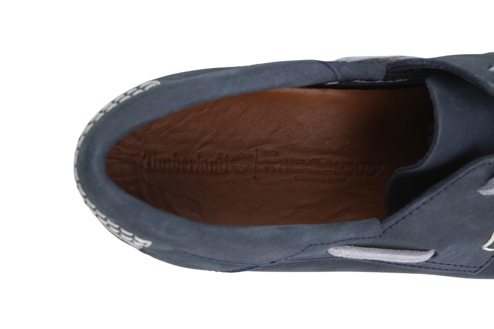 TIMBERLAND A416H Men Shoes EU41.5/42 Dark Blue Leather Boat True Cloud Comfort