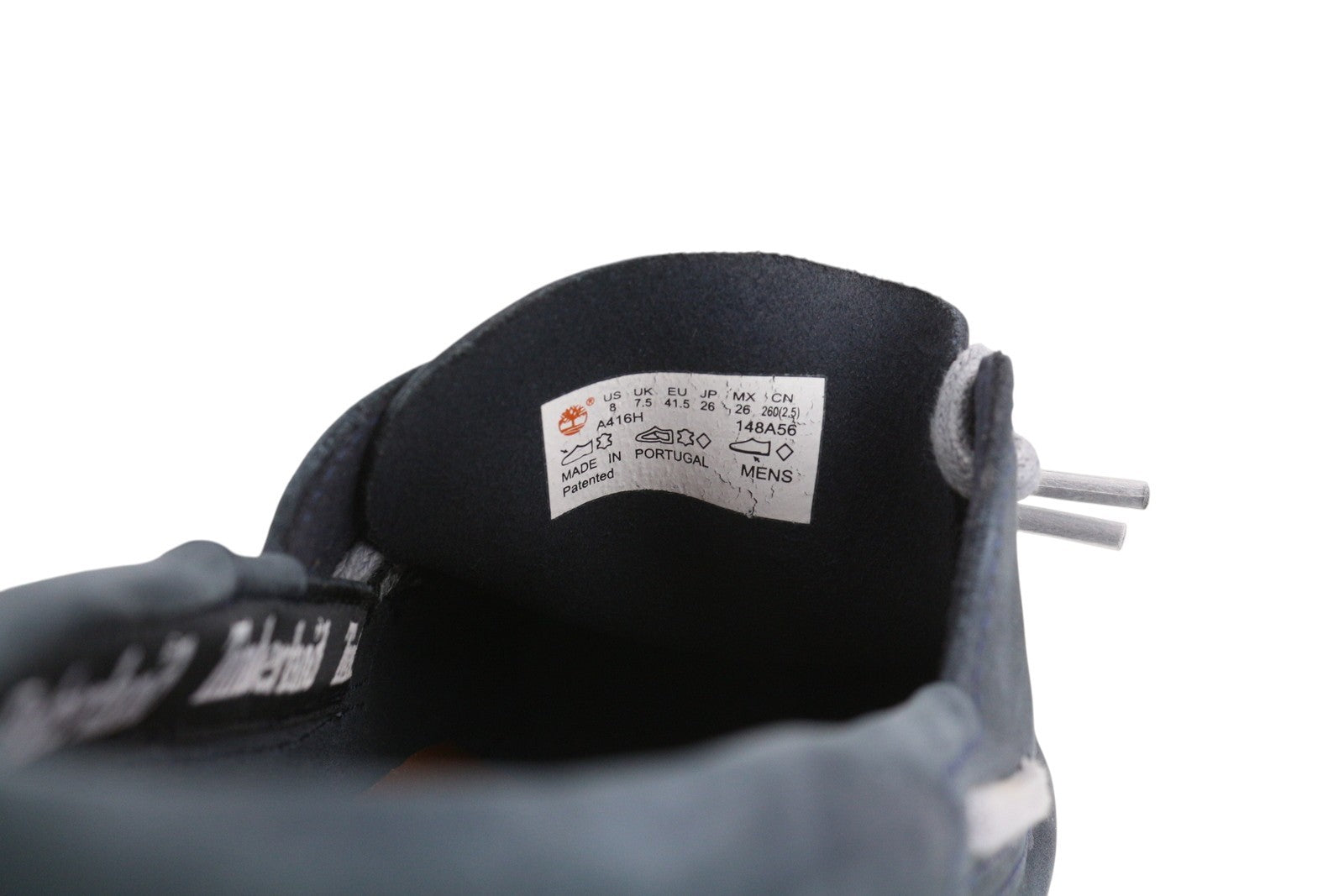 TIMBERLAND A416H Men Shoes EU41.5/42 Dark Blue Leather Boat True Cloud Comfort