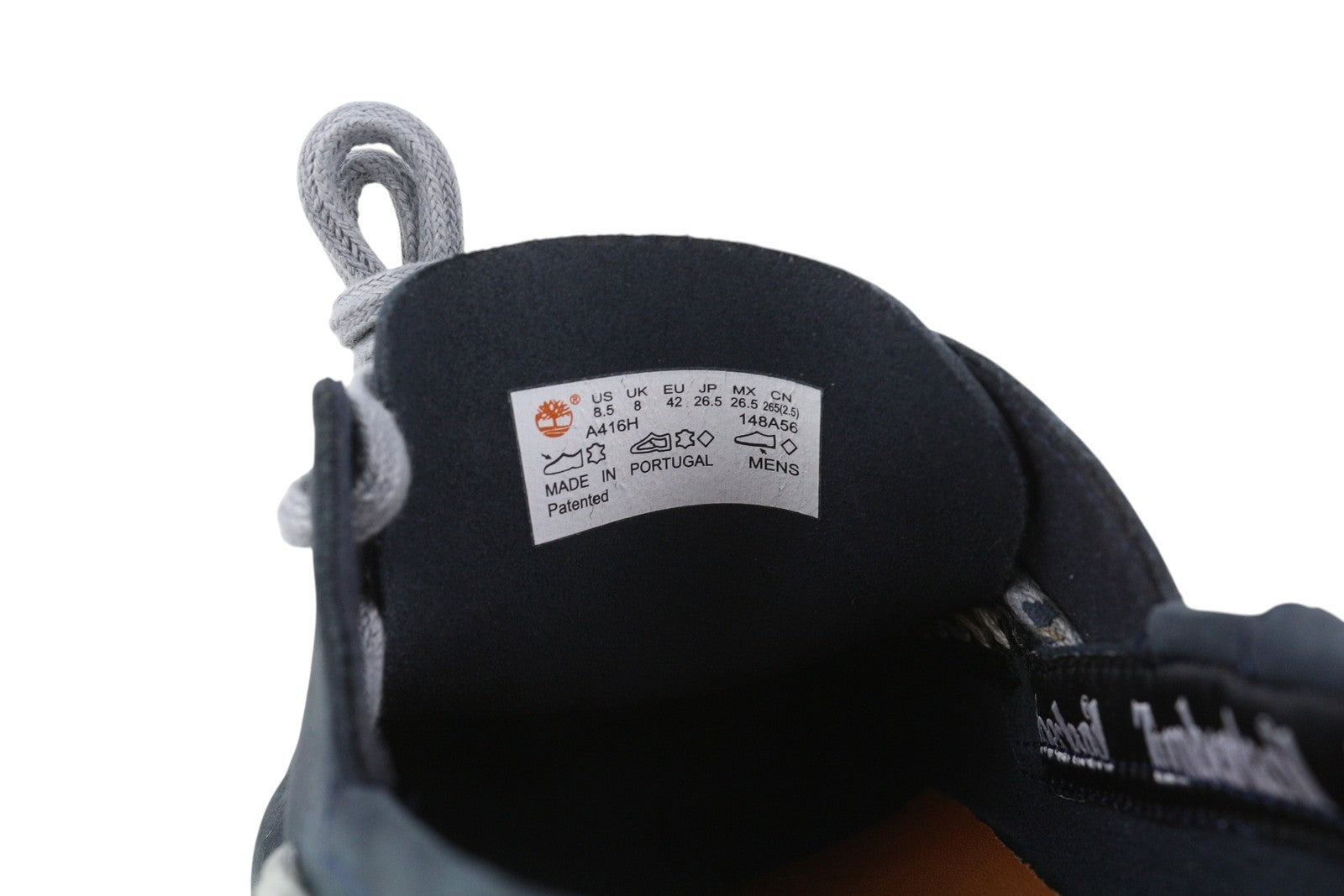 TIMBERLAND A416H Men Shoes EU41.5/42 Dark Blue Leather Boat True Cloud Comfort