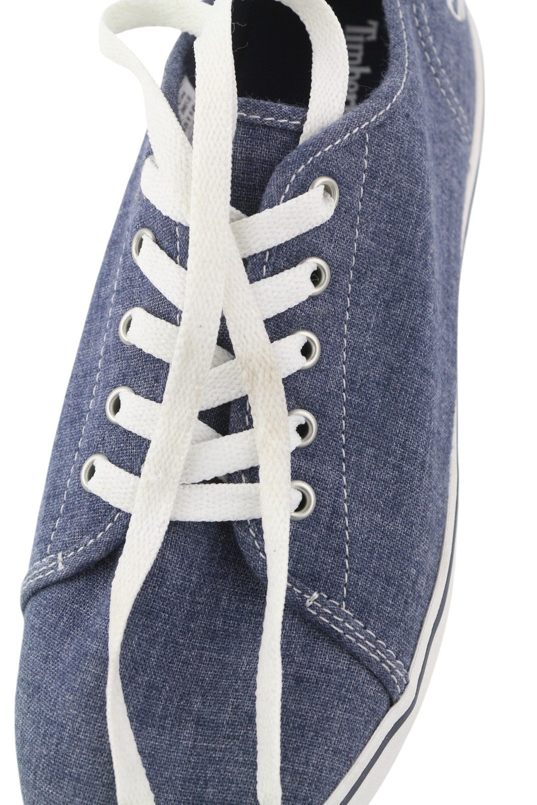 TIMBERLAND A2AFX Women Sneakers EU39/39.5 Blue Denim Look Low Top Laced Trainers