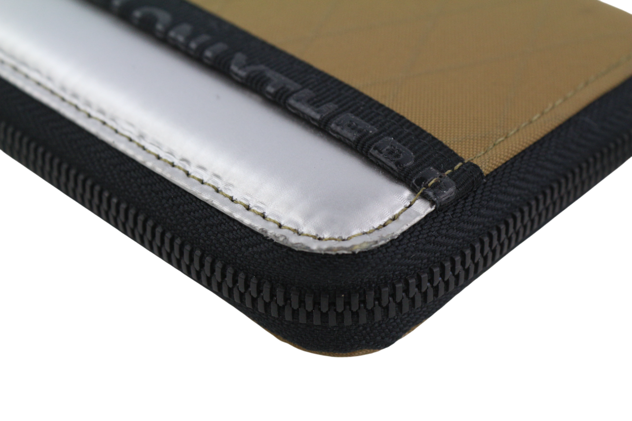 DIESEL 24 Zip Pocket Womens Wallet ONE SIZE Brown Zipper Closure All Seasons