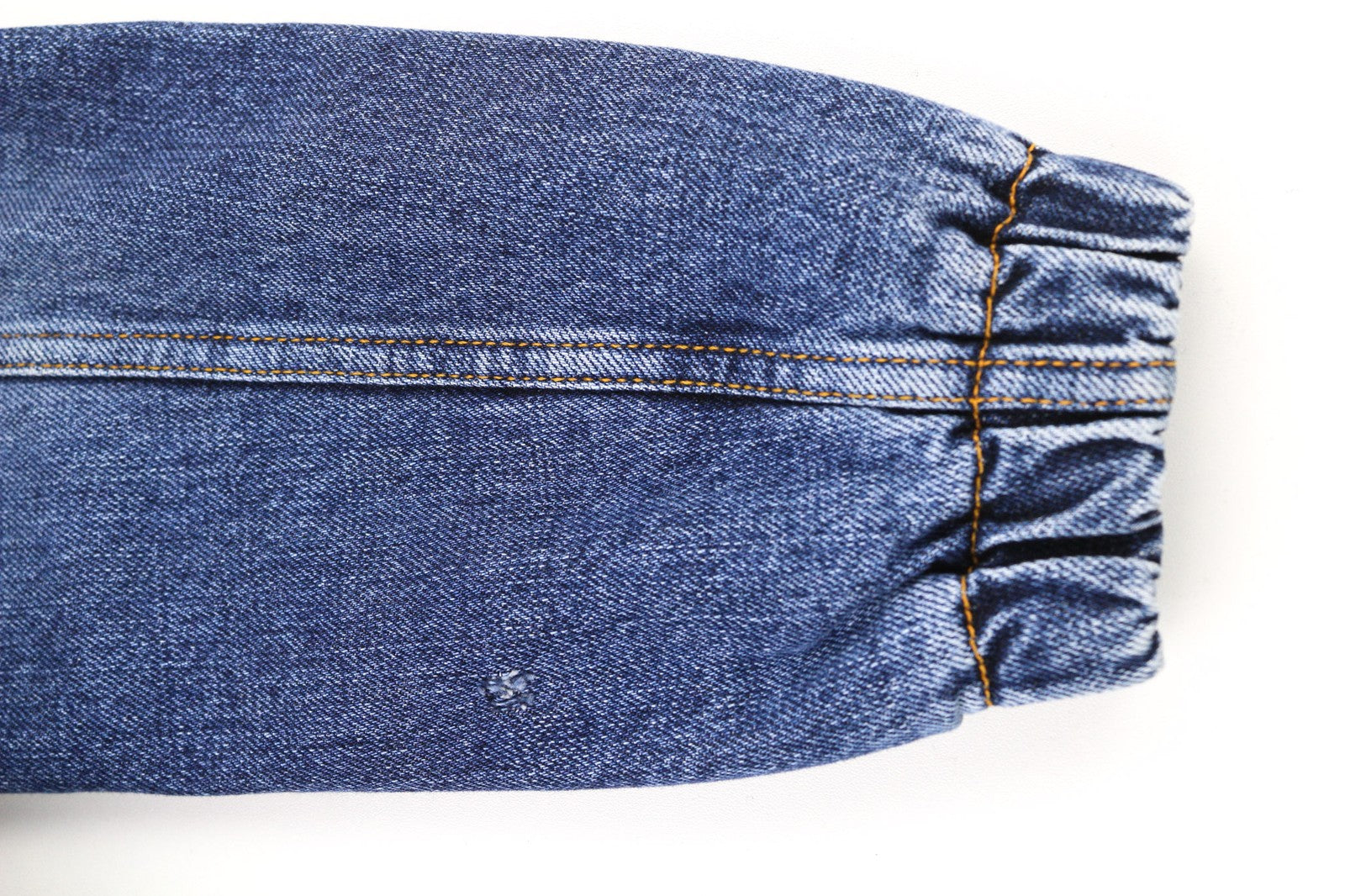 NUDIE Torkel Vintage Blue Mens Jacket XS Wool Lining PL Neck Pockets Faded