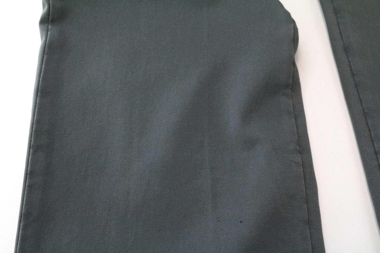 RICHMOND Men's 32 Grey Cotton 5-Pocket Flat Front Casual Pants