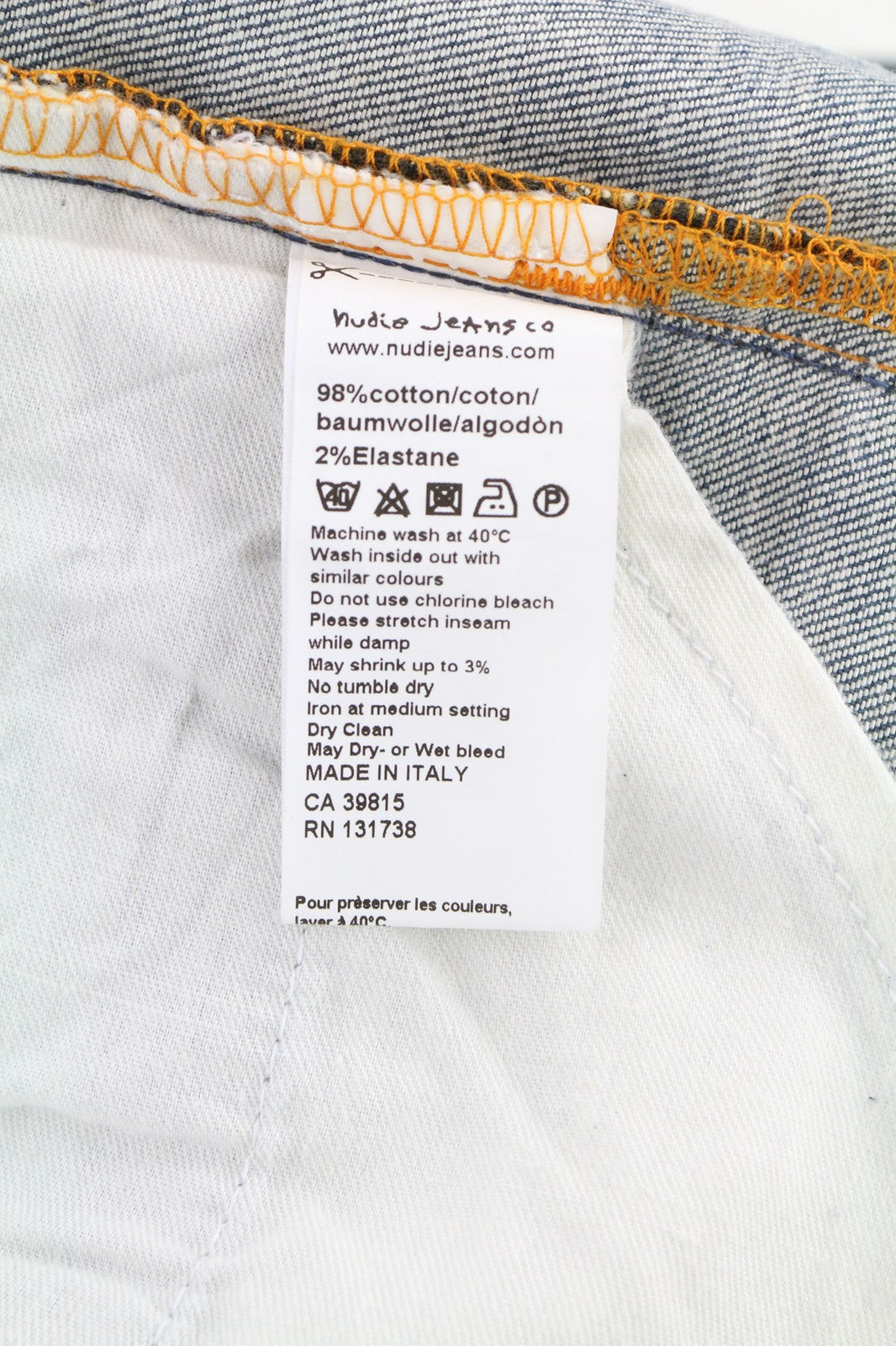 NUDIE Thin Finn Grey Authentique Used Men Jeans W28/L34 Slim  Pockets Faded