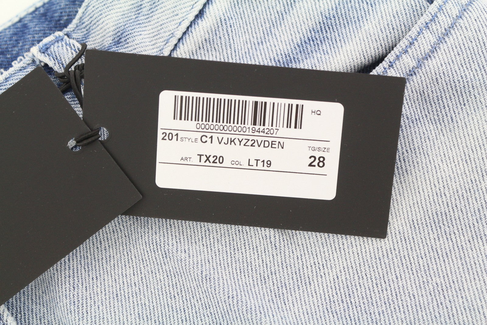 PT TORINO Womens Jeans W28  Blue Washed Unfinished Hems Wide Leg Ankle Zip