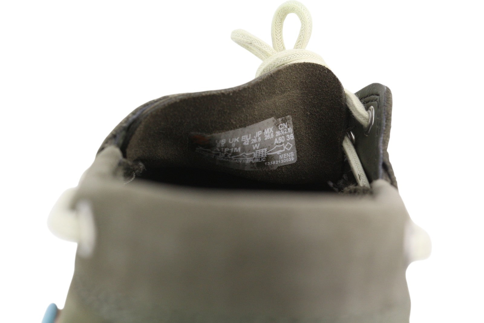 TIMBERLAND A1P1M Men Shoes EU41.5/42 Grey Leather Boat Ortholite Non-Marking