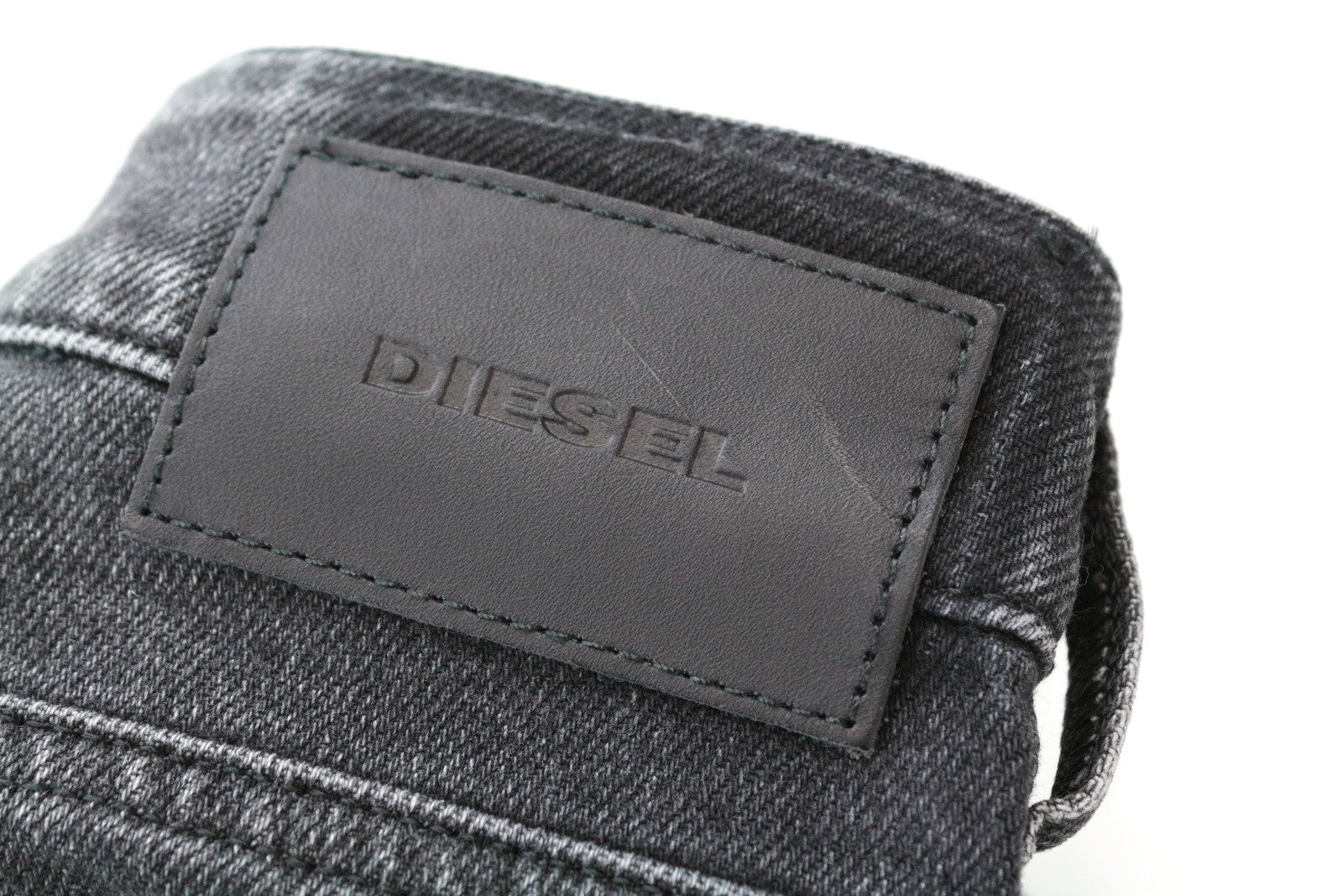 DIESEL D-Earlie 080AP W26/L32 Washed Black Slim Stretch Cotton Jeans