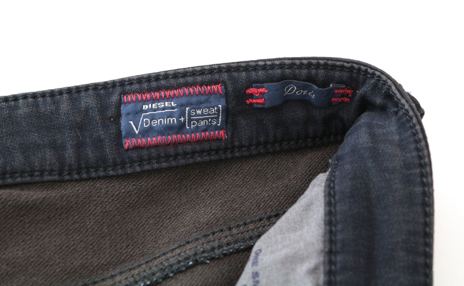 DIESEL Doris-NE 0669Q W30 Blue Jogg Slim Fit Cotton Stretch Jeans