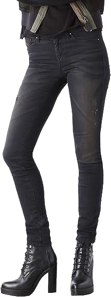DIESEL Doris-NE 0669Q W27 Women's Blue Slim Skinny Jogg Stretch Jeans