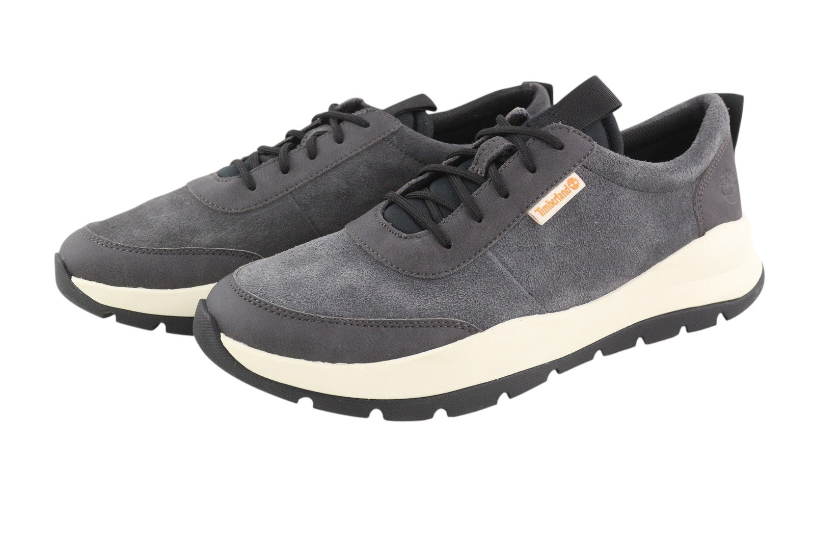 TIMBERLAND A2CA3 Men Sneakers EU43/43.5 Grey Leather Lace Up Low Top Trainers