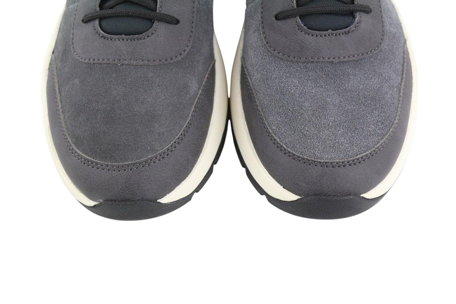 TIMBERLAND A2CA3 Men Sneakers EU43/43.5 Grey Leather Lace Up Low Top Trainers