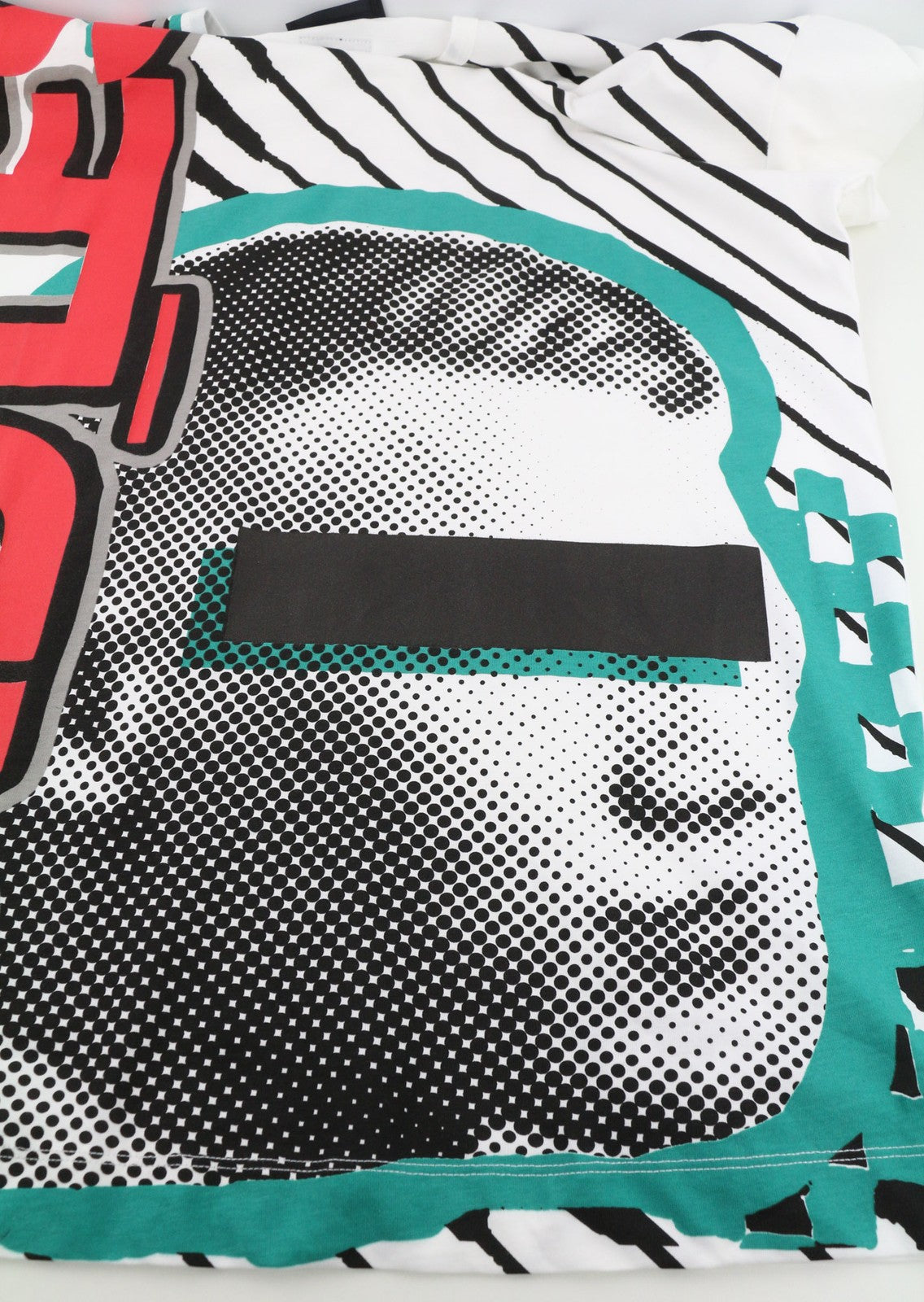 DIESEL BLACK GOLD Taster Endless LF Mens T-Shirt L White Cotton Short Sleeve