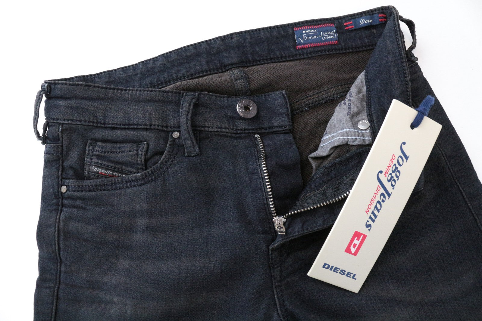 DIESEL Doris-NE 0669Q W24 Girl's Blue Slim Skinny Stretch Jogg Jeans