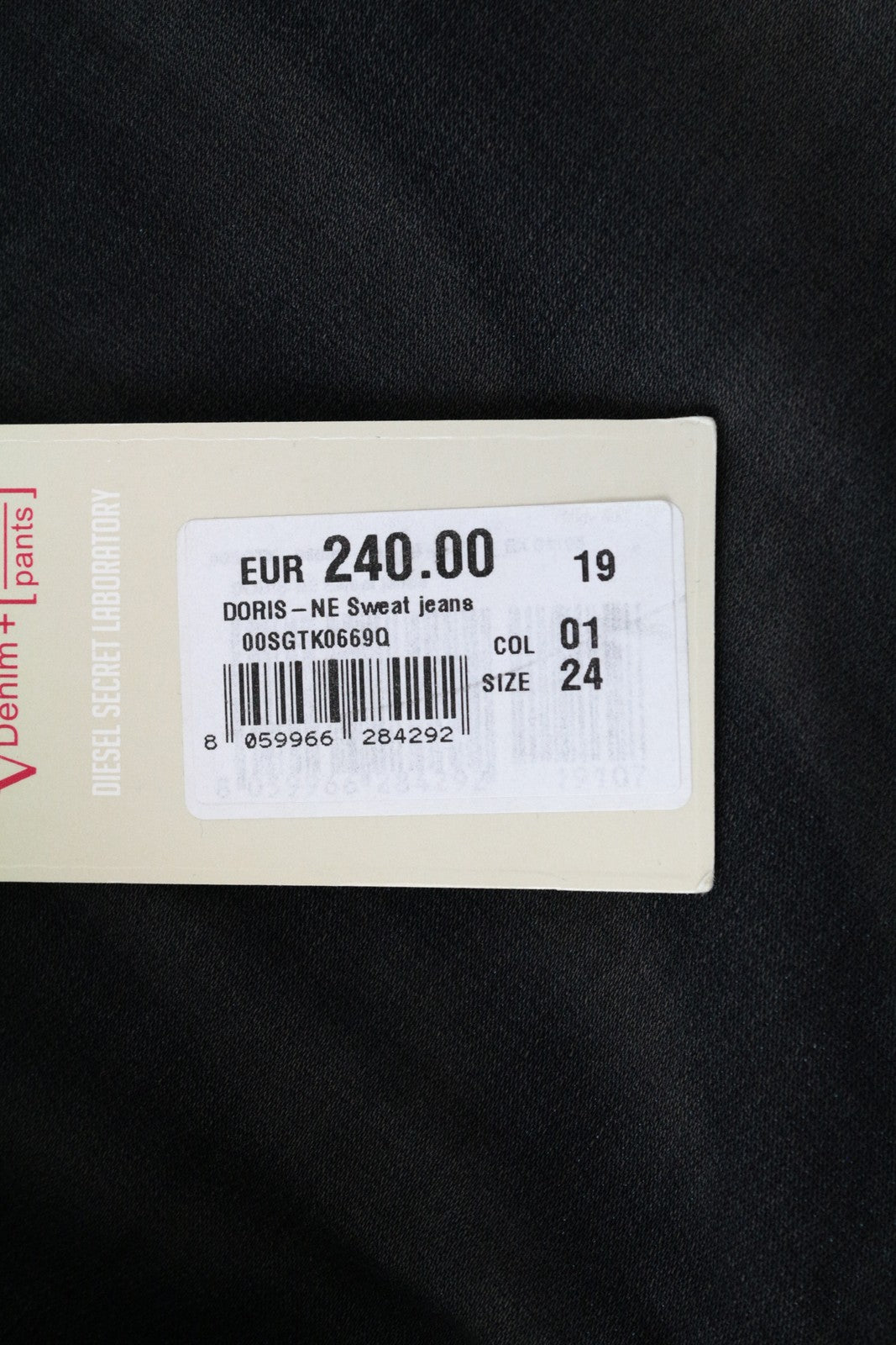 DIESEL Doris-NE 0669Q W24 Girl's Blue Slim Skinny Stretch Jogg Jeans