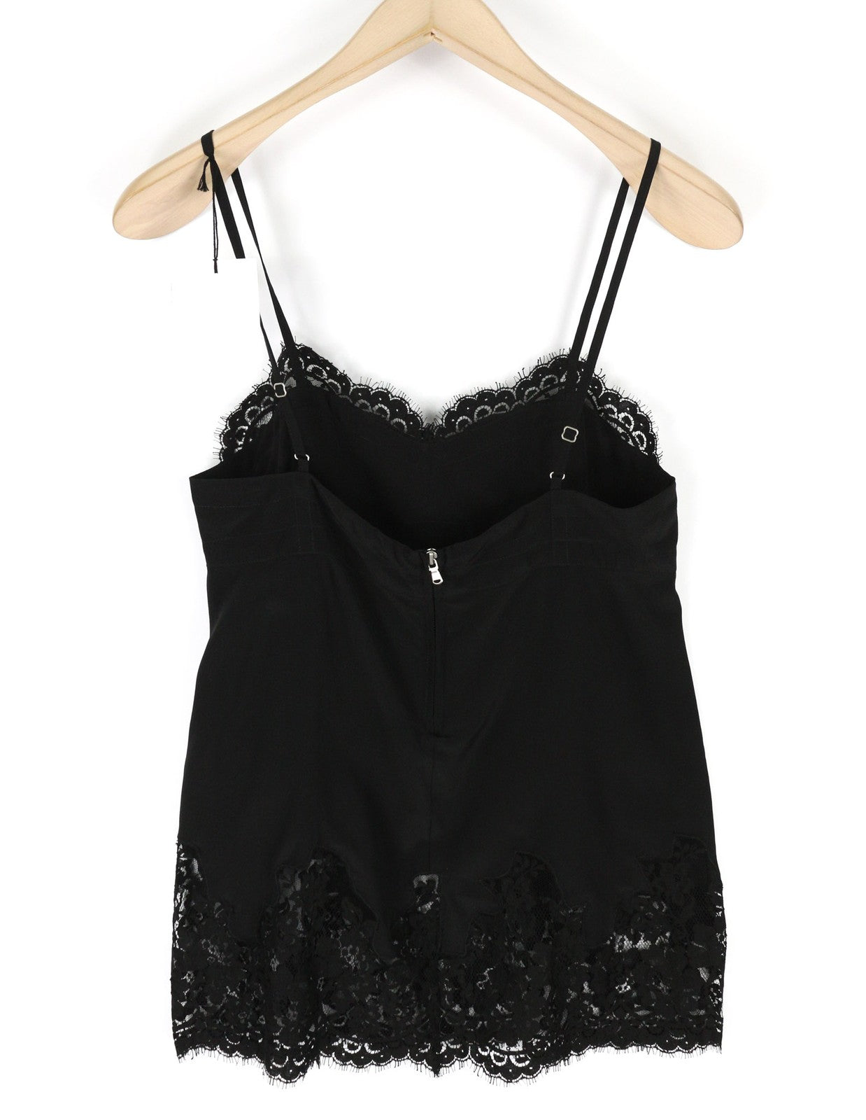 DIESEL BLACK GOLD Cesenz BG3BA Womens Top 38 Black  Silk Sleeveless Lace