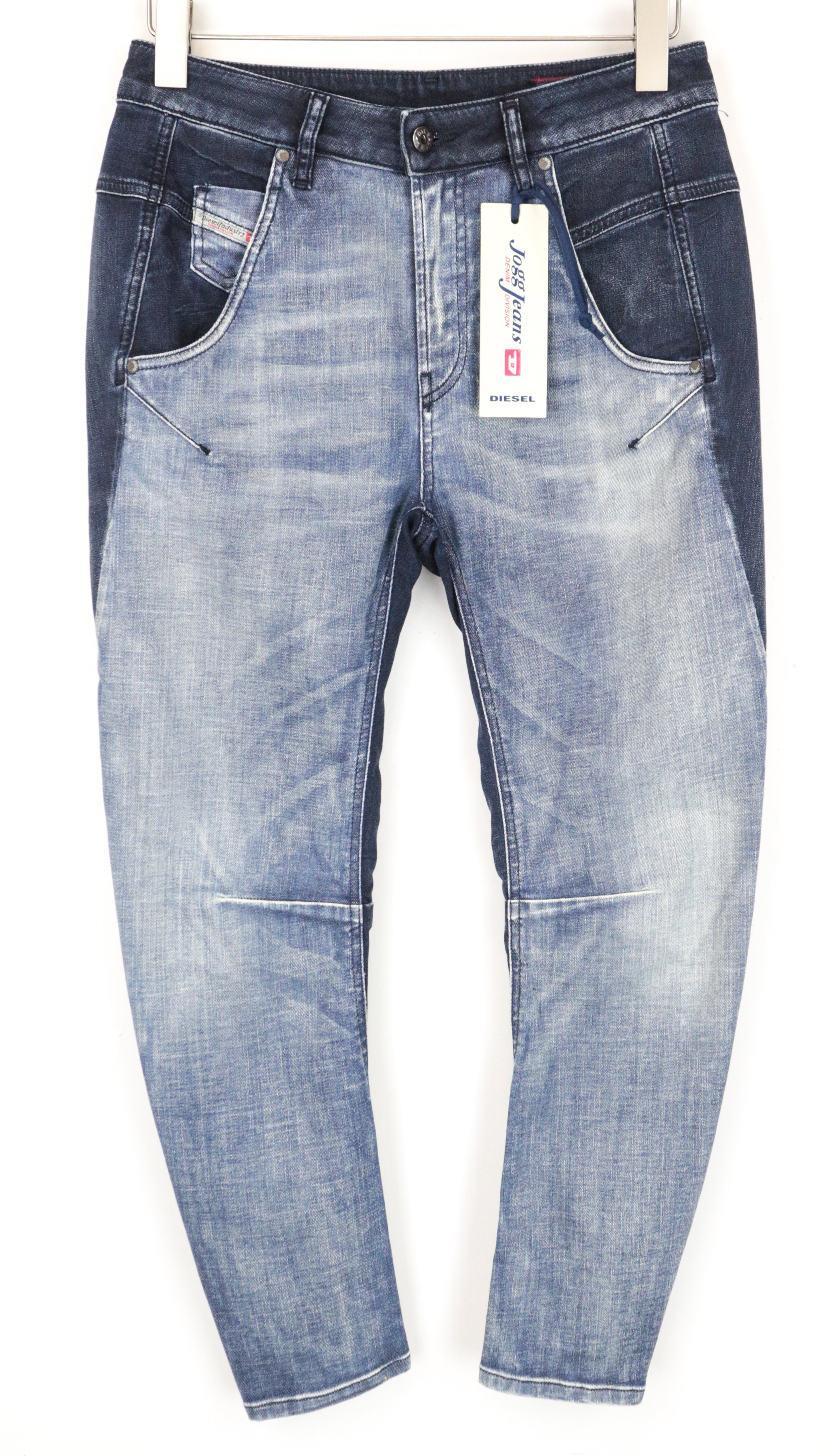 DIESEL Fayza-NE 0667A W25 Boyfriend Fit Women's Washed Jogg Jeans