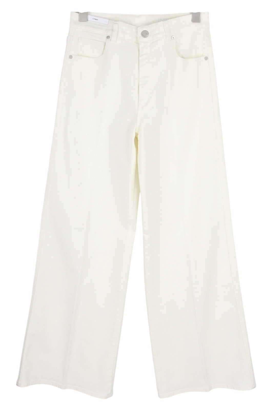 PT TORINO Cyndi Womens Jeans W28 White  High Waist Flared Leg  RRP€250