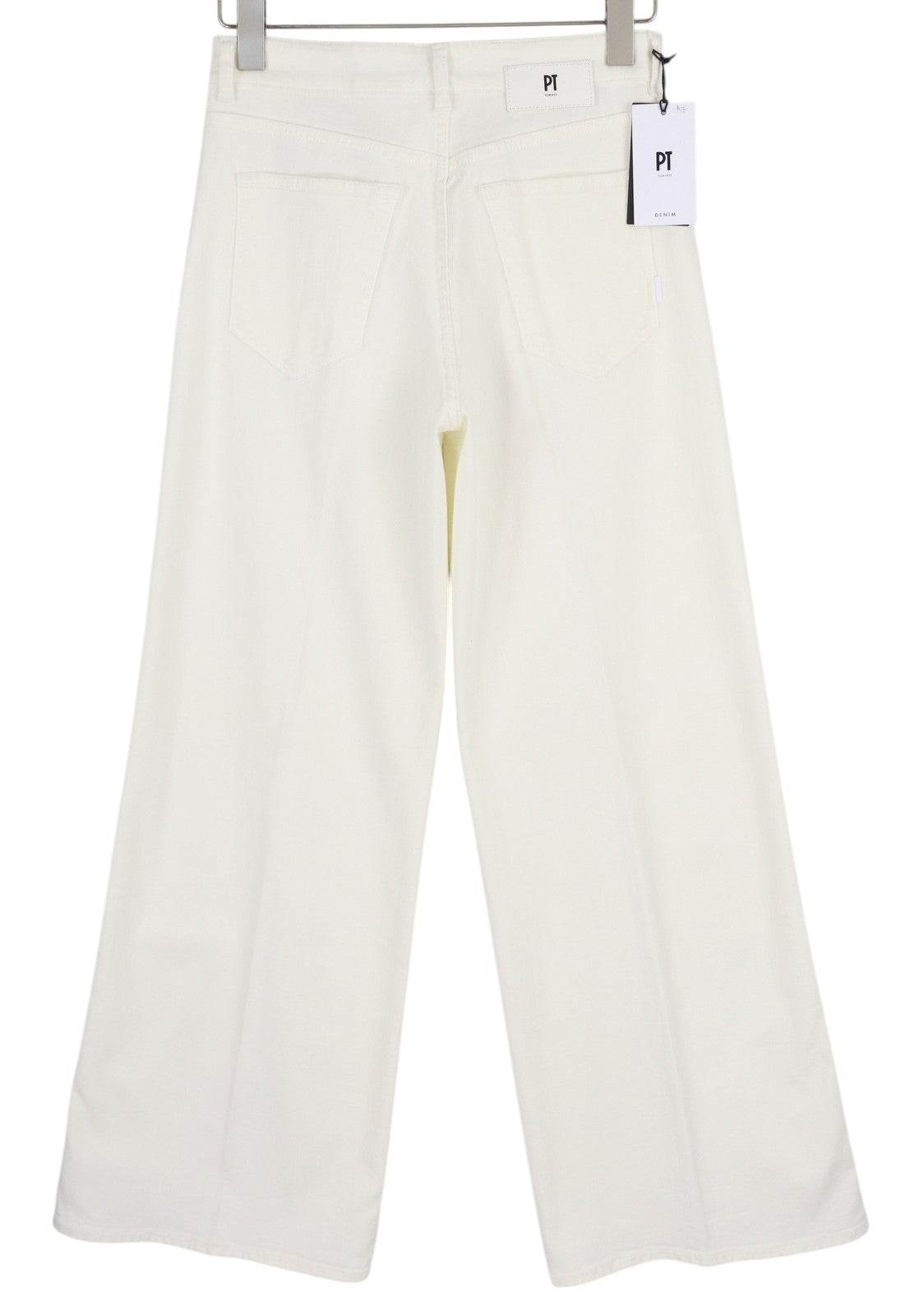 PT TORINO Cyndi Womens Jeans W28 White  High Waist Flared Leg  RRP€250