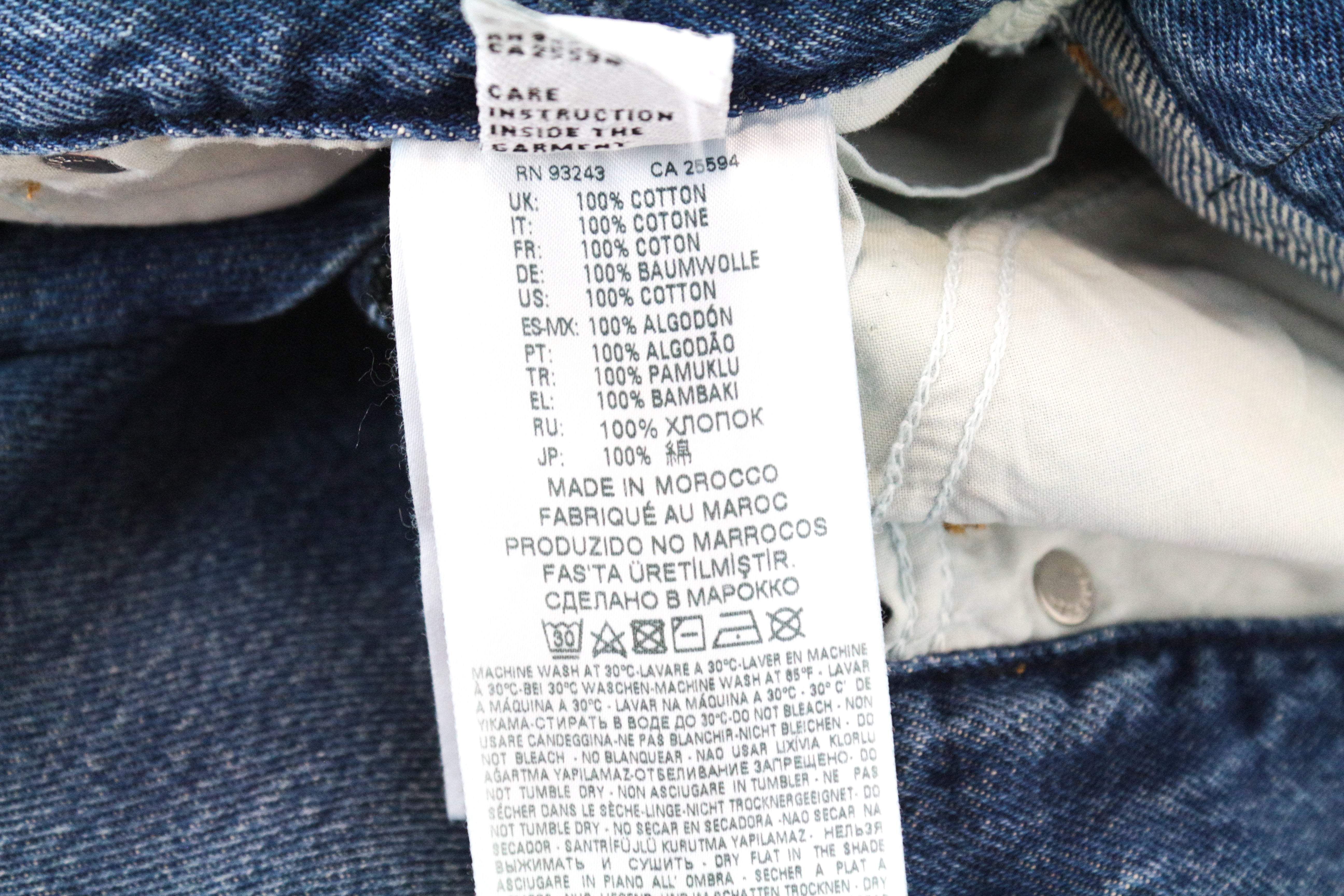 DIESEL Widee 080AN Women's W26/L34 Straight Blue Washed Denim Jeans