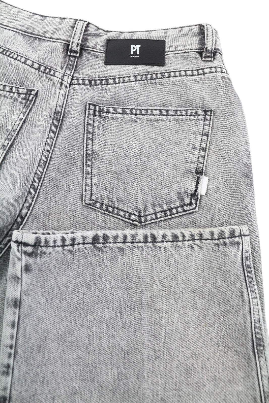 PT TORINO Tracy Womens Jeans W28 Grey  Washed Straight  Ankle Length