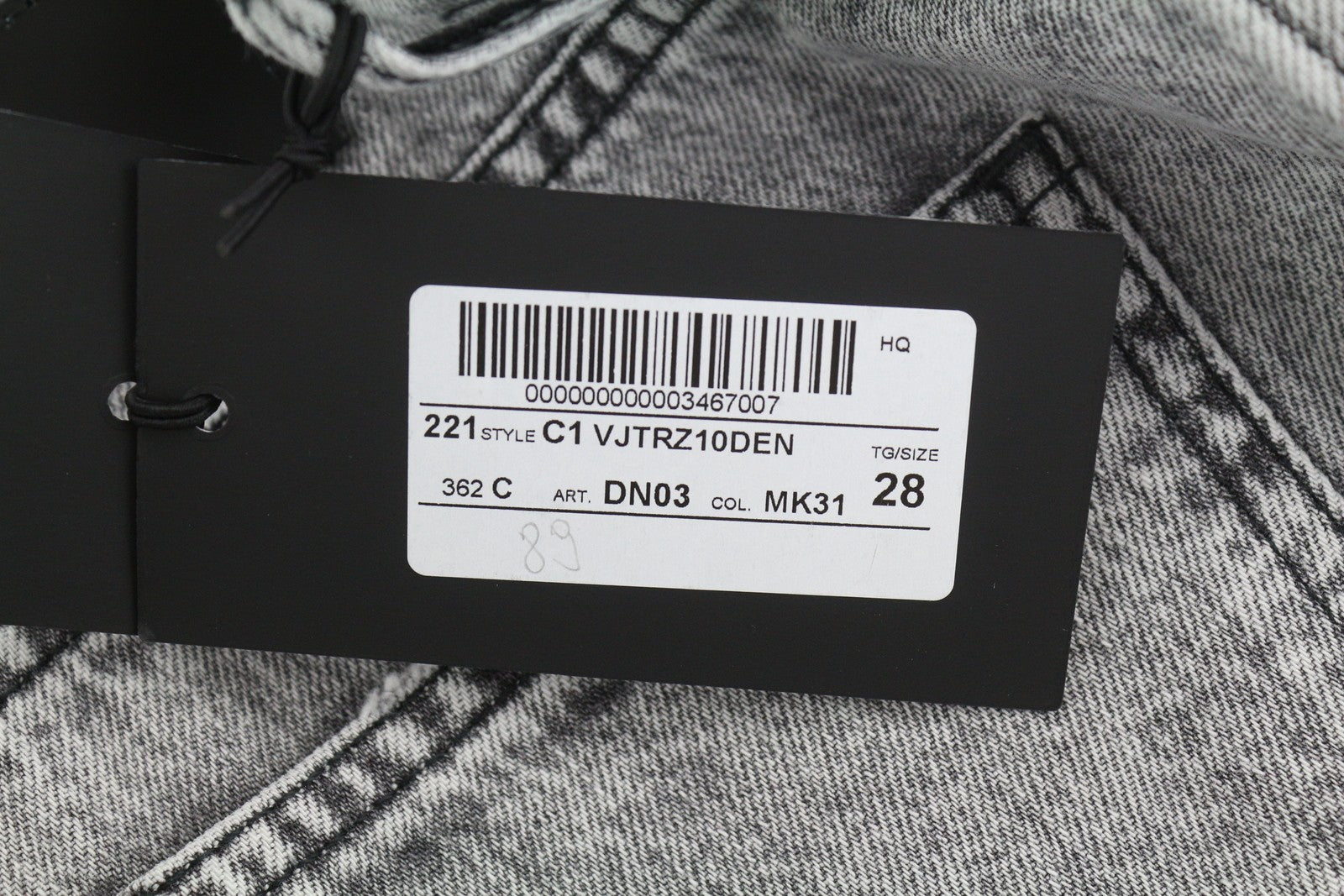 PT TORINO Tracy Womens Jeans W28 Grey  Washed Straight  Ankle Length