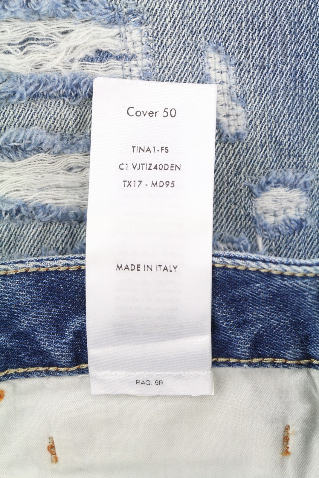 PT TORINO Tina Womens Jeans W29  Blue Ripped Distress Ankle Length RRP€315