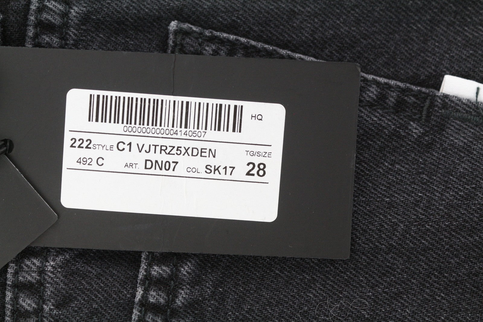 PT TORINO Tracy Womens Jeans W28  Black Straight  Rhinestones Side Ankle