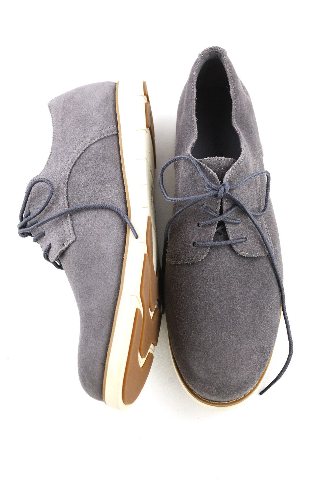 TIMBERLAND A1B3J-A0819 Womens Shoes EU40/41 Grey Leather Suede Low-Top Laced