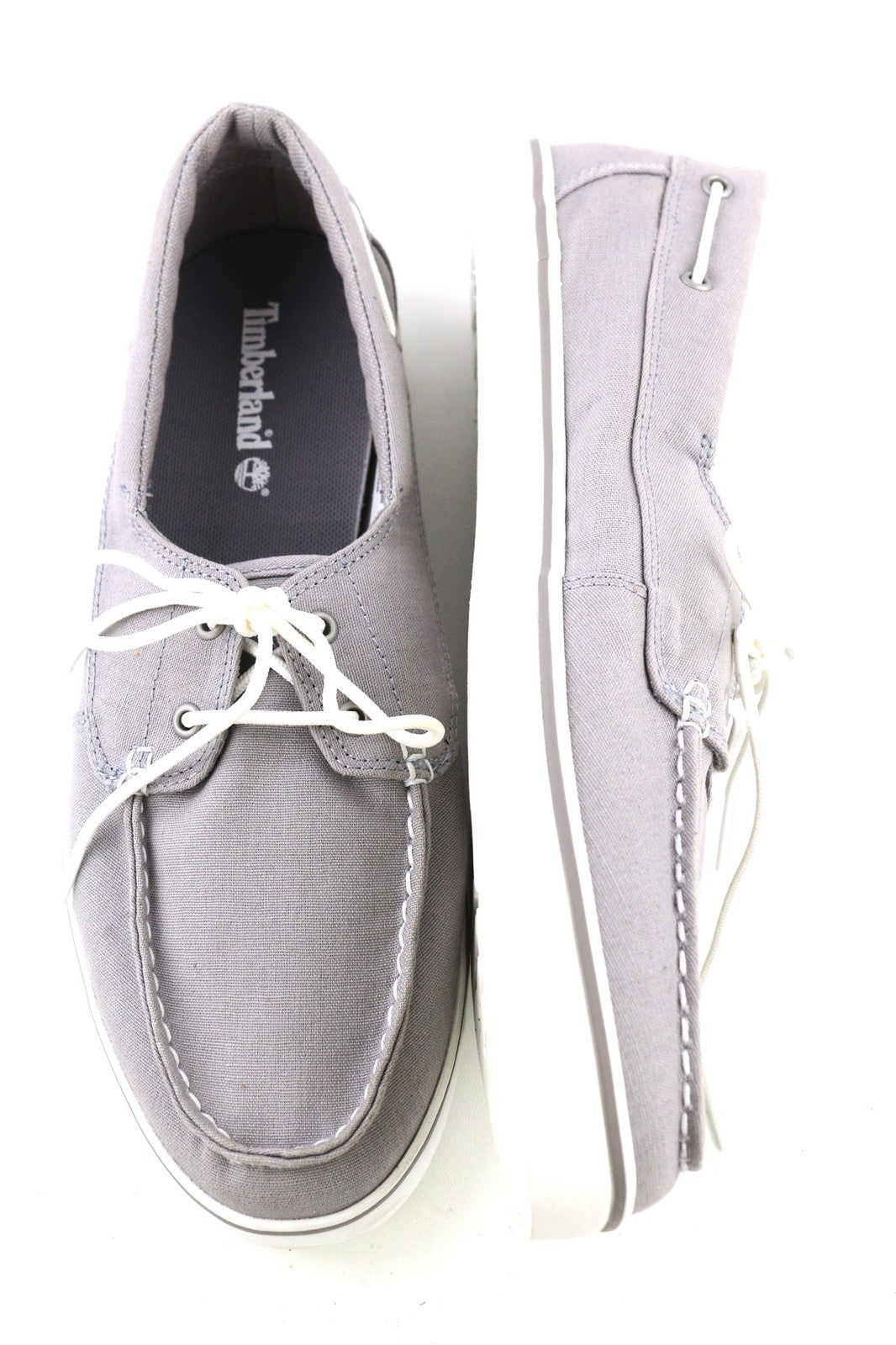 TIMBERLAND A253M-A44118 Mens Shoes EU43/44 Grey Textile Low-Top  Loafers