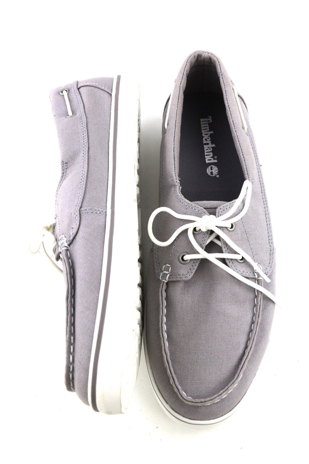 TIMBERLAND A253M-A44118 Mens Shoes EU43/44 Grey Textile Low-Top  Loafers