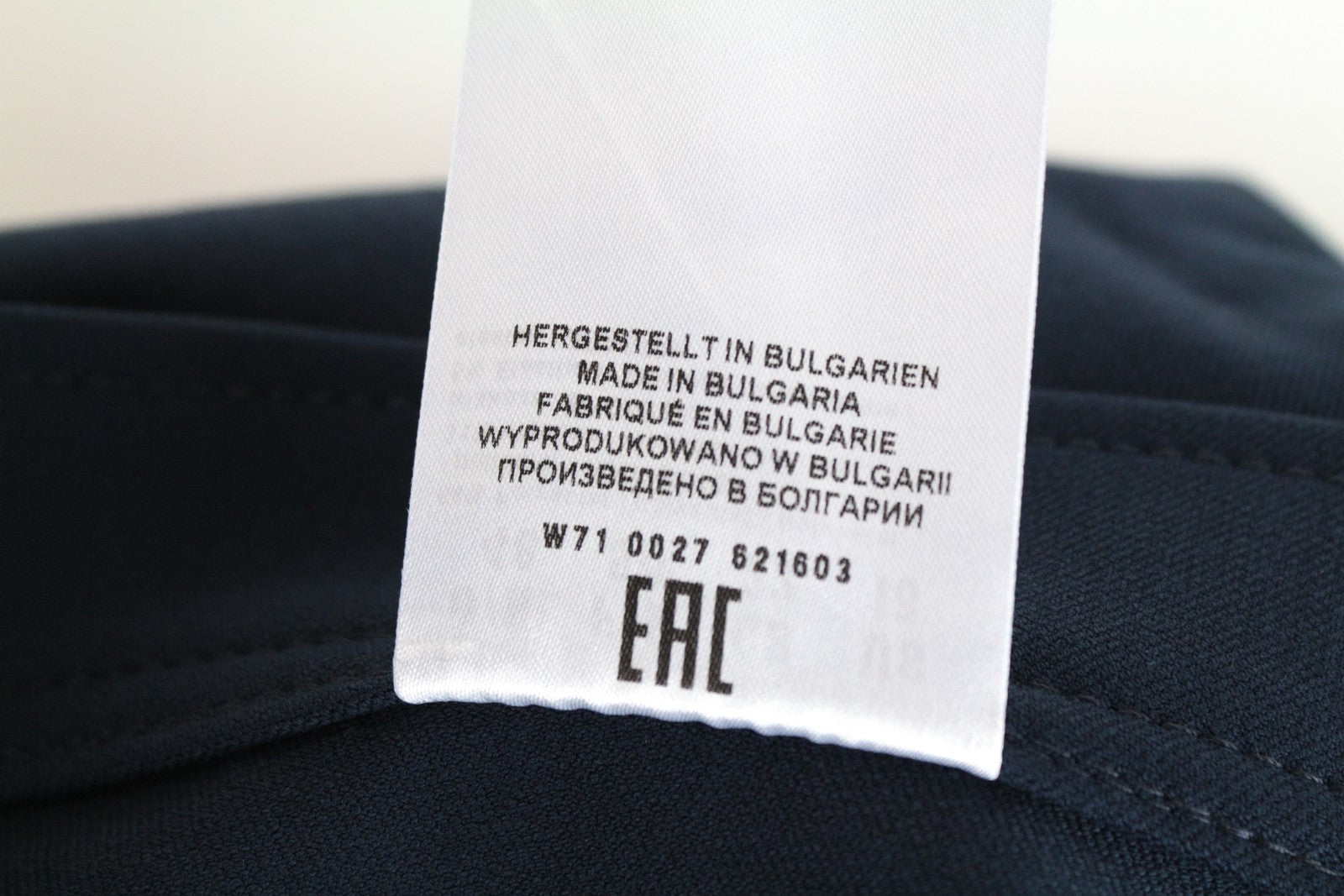 FRANK WALDER Brenda Women's Ink Blue UK22 Slim Stretch Twill Pants