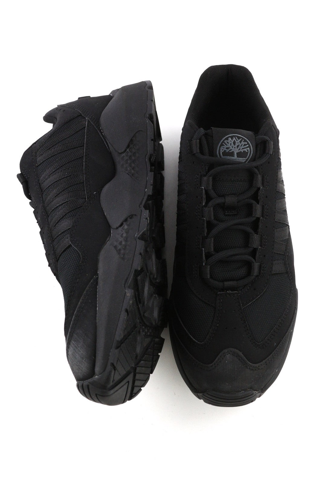 TIMBERLAND A42G6-A4742 Mens Trainers EU45/46 Black Laced Low-Top Sneakers