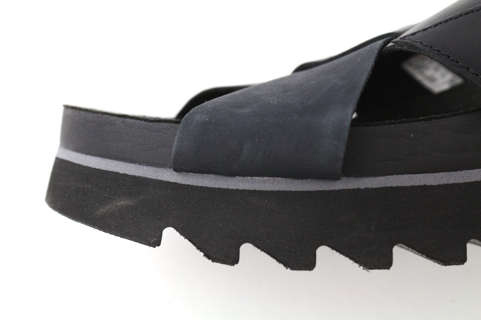 TIMBERLAND A23FE Santa Monica Womens EU37/38 Black Leather Sandals