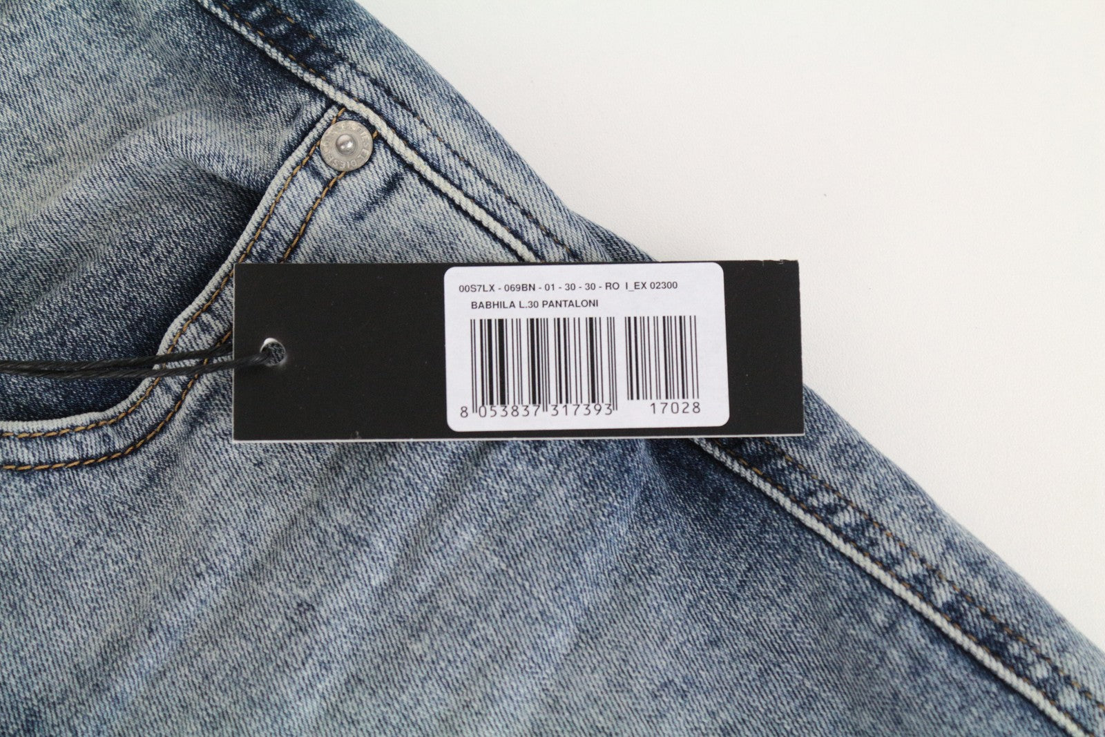 DIESEL Babhila 069BN Women's W30/L30 Stretch Skinny Blue Button Jeans