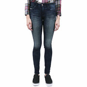 DIESEL Doris-NE 0601L W27 Women's Slim Blue Cotton Jogg Stretch Jeans