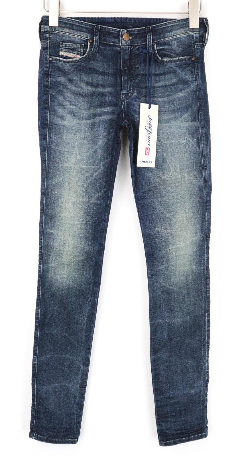 DIESEL Doris-NE 0601L W27 Women's Slim Blue Cotton Jogg Stretch Jeans