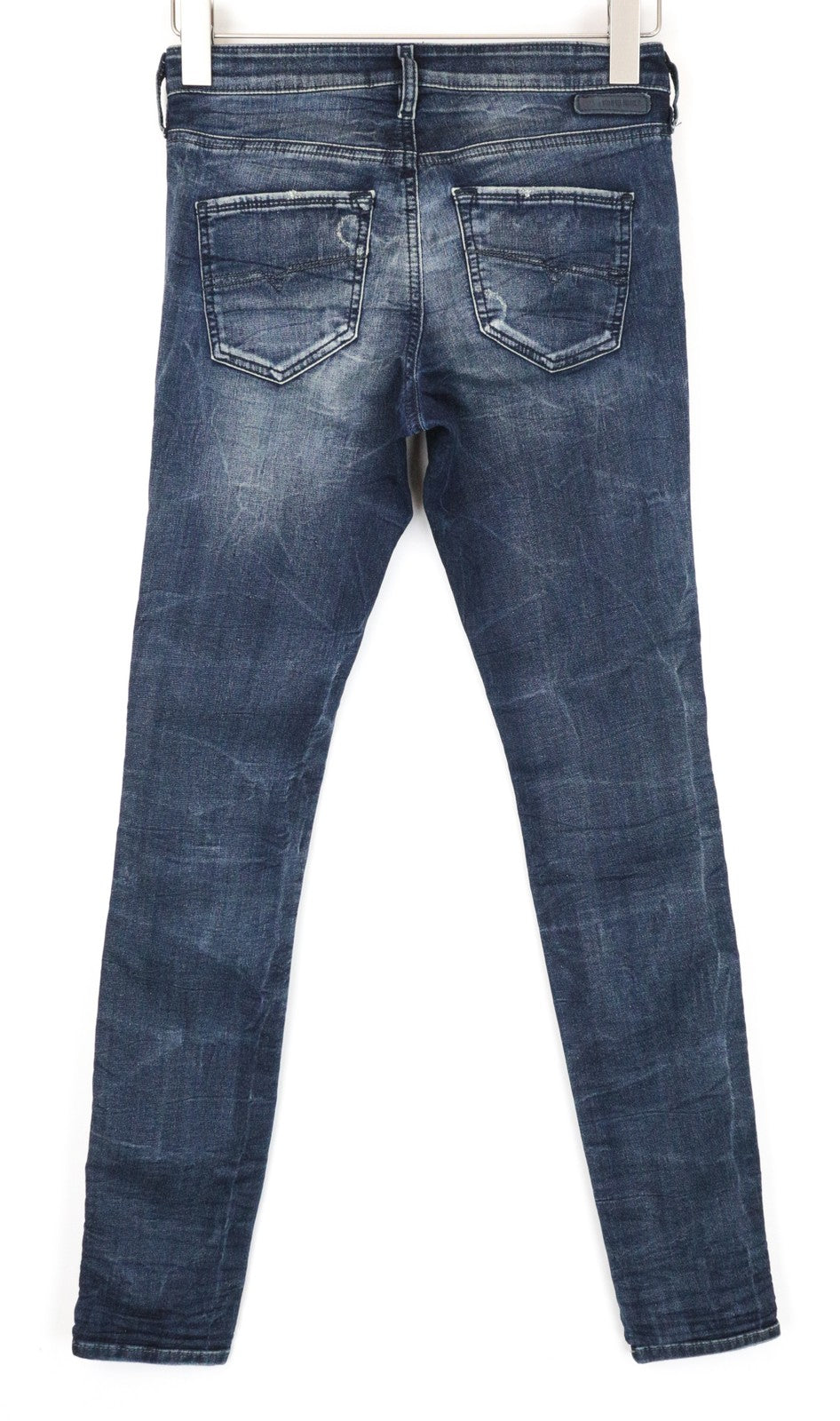 DIESEL Doris-NE 0601L W27 Women's Slim Blue Cotton Jogg Stretch Jeans