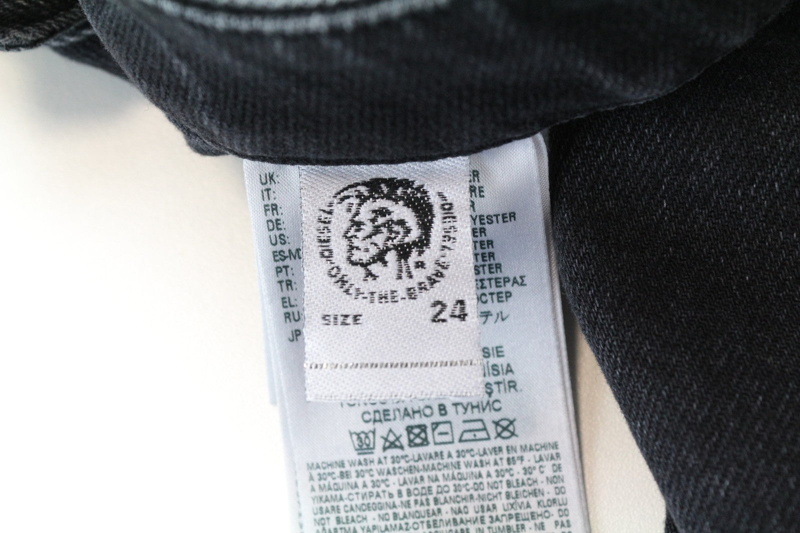 DIESEL D-Earlie 080AP W24/L32 Girl's Slim Washed Black Stretch Jeans