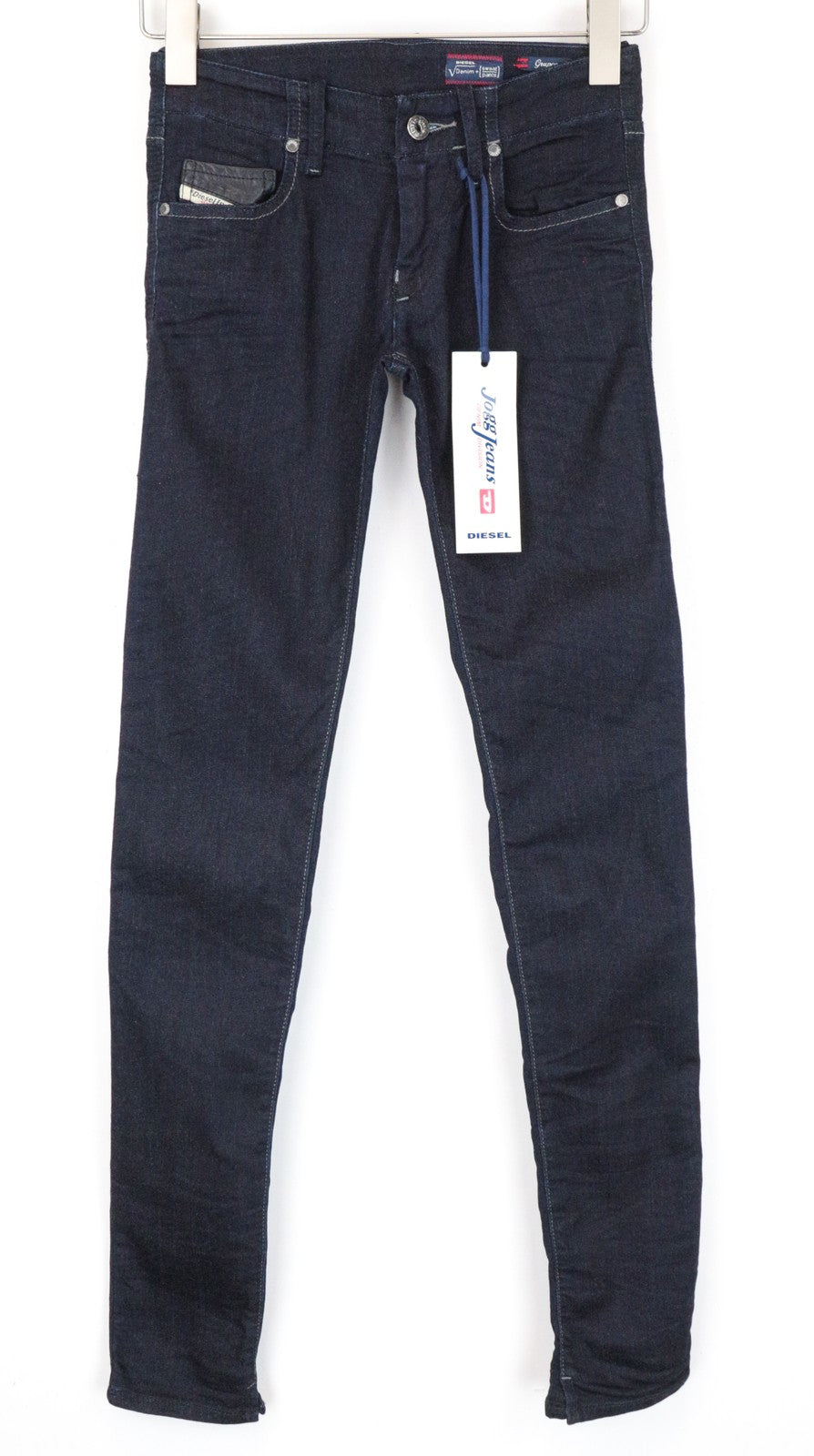 DIESEL Grupee-NE 0600V W23 Girl's Blue Slim Fit Jogg Cotton Jeans