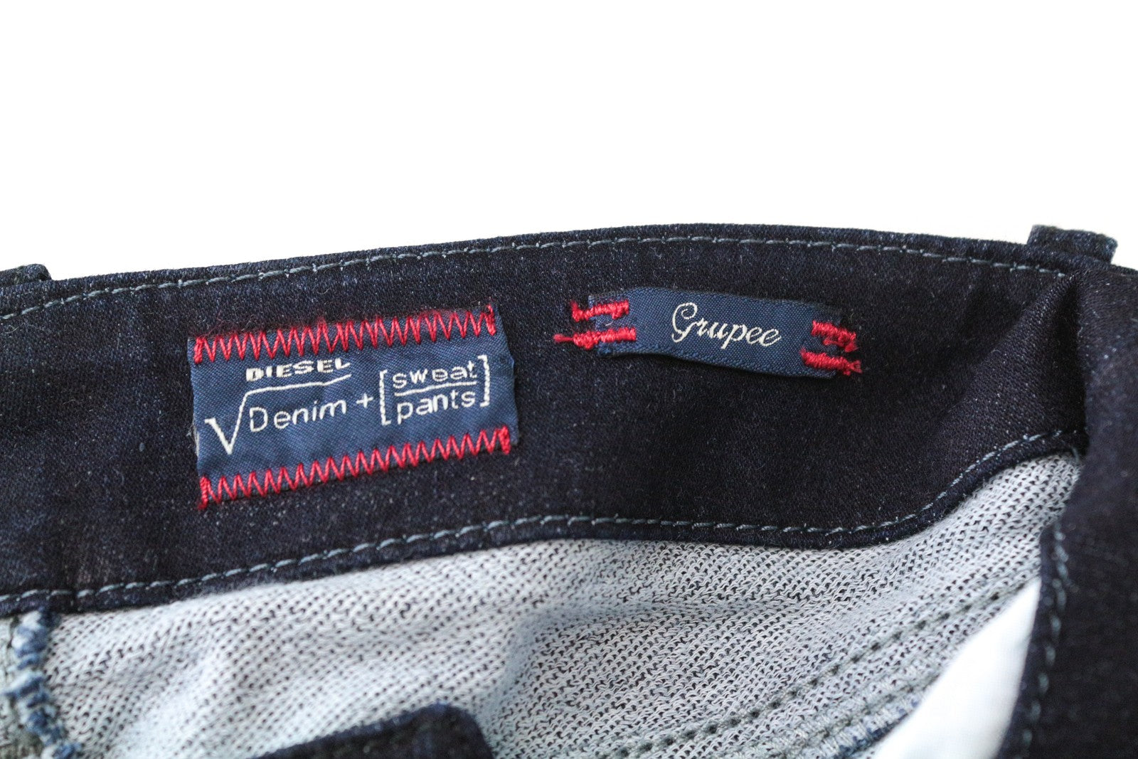 DIESEL Grupee-NE 0600V W23 Girl's Blue Slim Fit Jogg Cotton Jeans