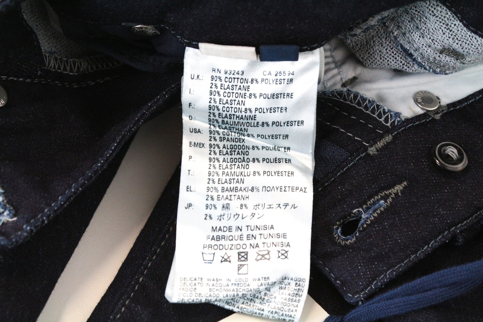 DIESEL Grupee-NE 0600V W23 Girl's Blue Slim Fit Jogg Cotton Jeans